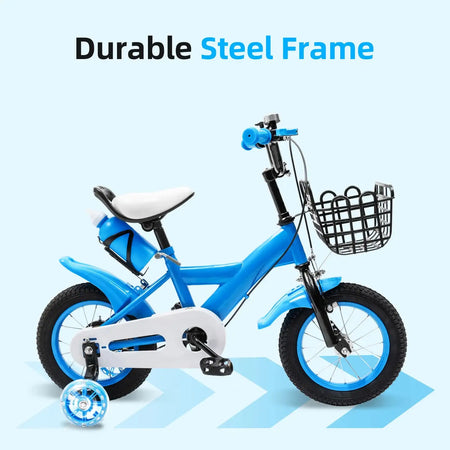 12 Inch Kids Bike With Adjustable Seat &ndash; Training Wheels