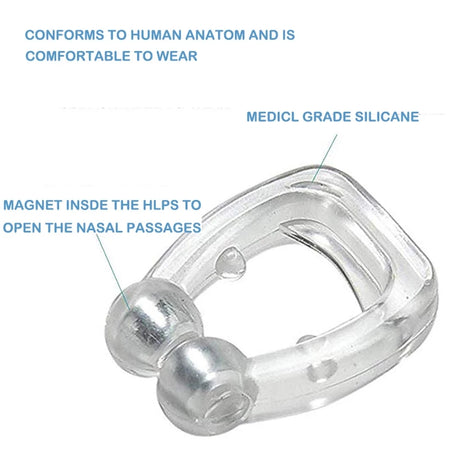 YUKUI Anti Snoring Nose Clip - Magnetic Silent Sleep Aid