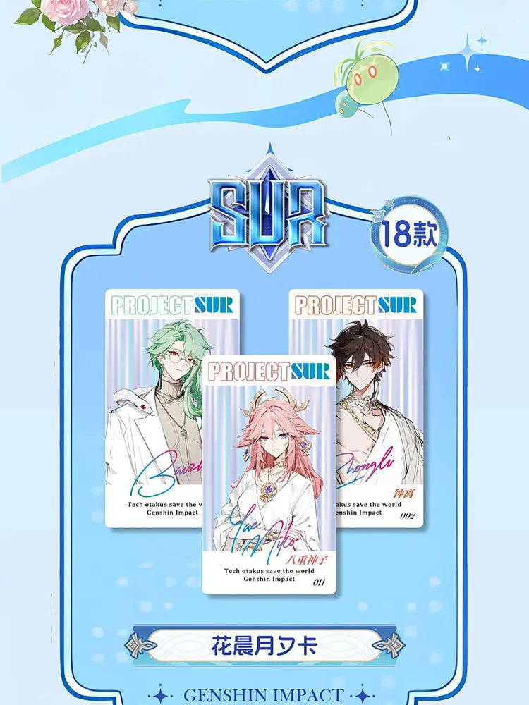 Genshin Impact Collection Cards Set - Anime Card Deck Gift