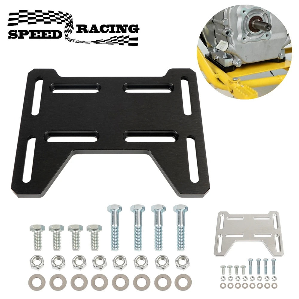 Motor Engine Mount Adapter Bracket Plate for Mini Bike Go Kart Coleman 100 Doodlebug DB30 Small 4 Stroke Engines Predator 212cc by InterCyprus Trading Ltd