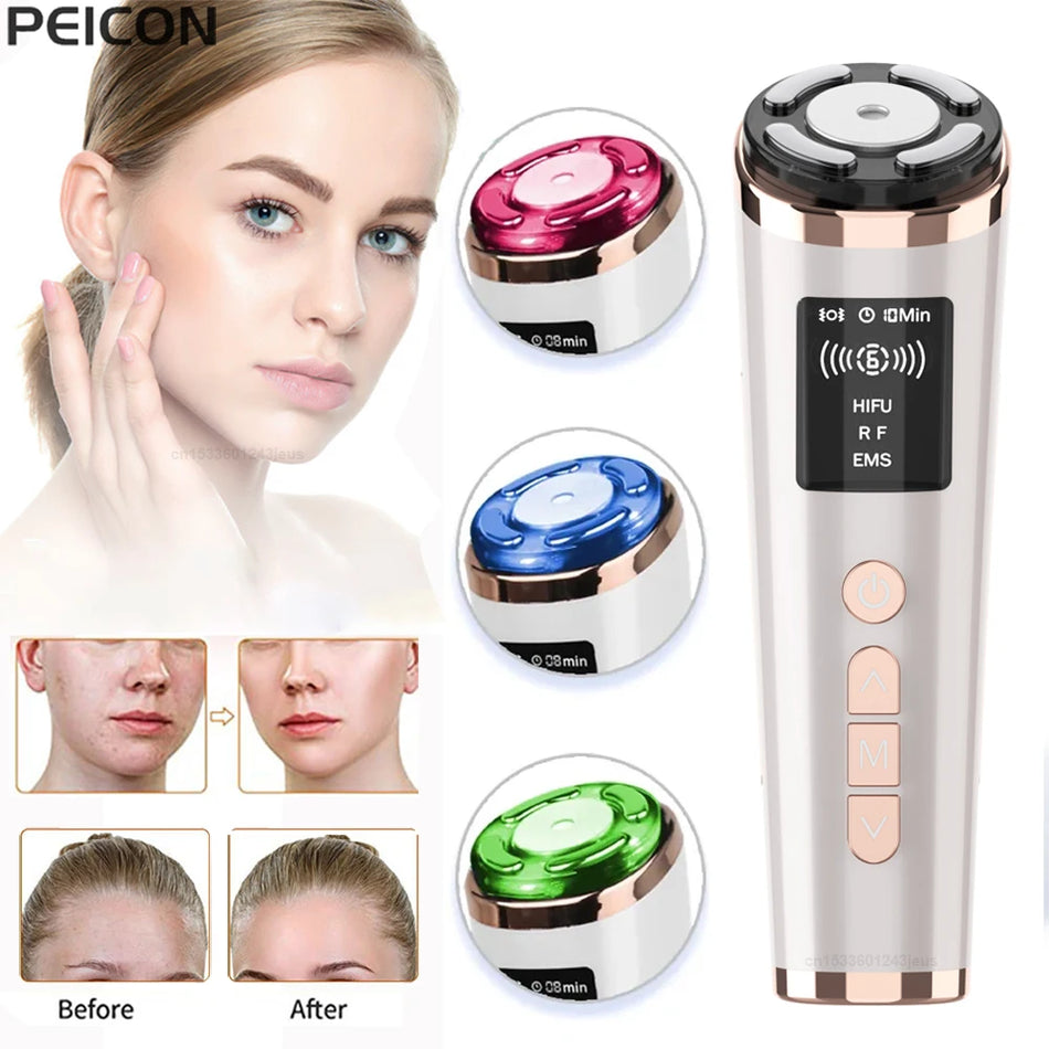 HIFU Face Lifting Massager for Skin Rejuvenation and Anti Aging