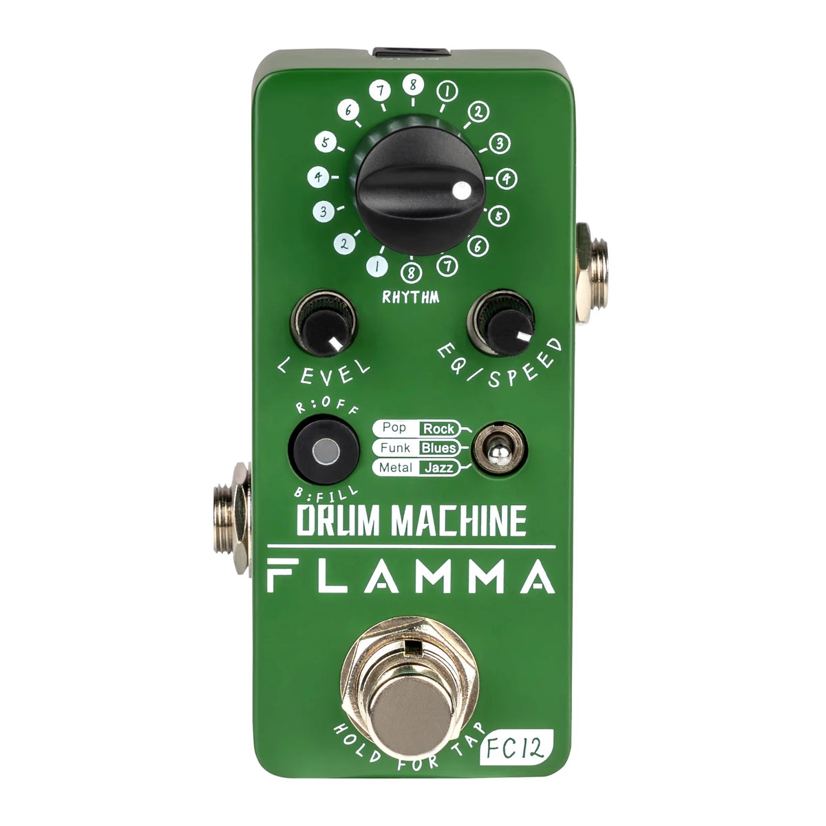 FLAMMA FC12 Guitar Drum Machine Effects Pedal &ndash; 48 Grooves