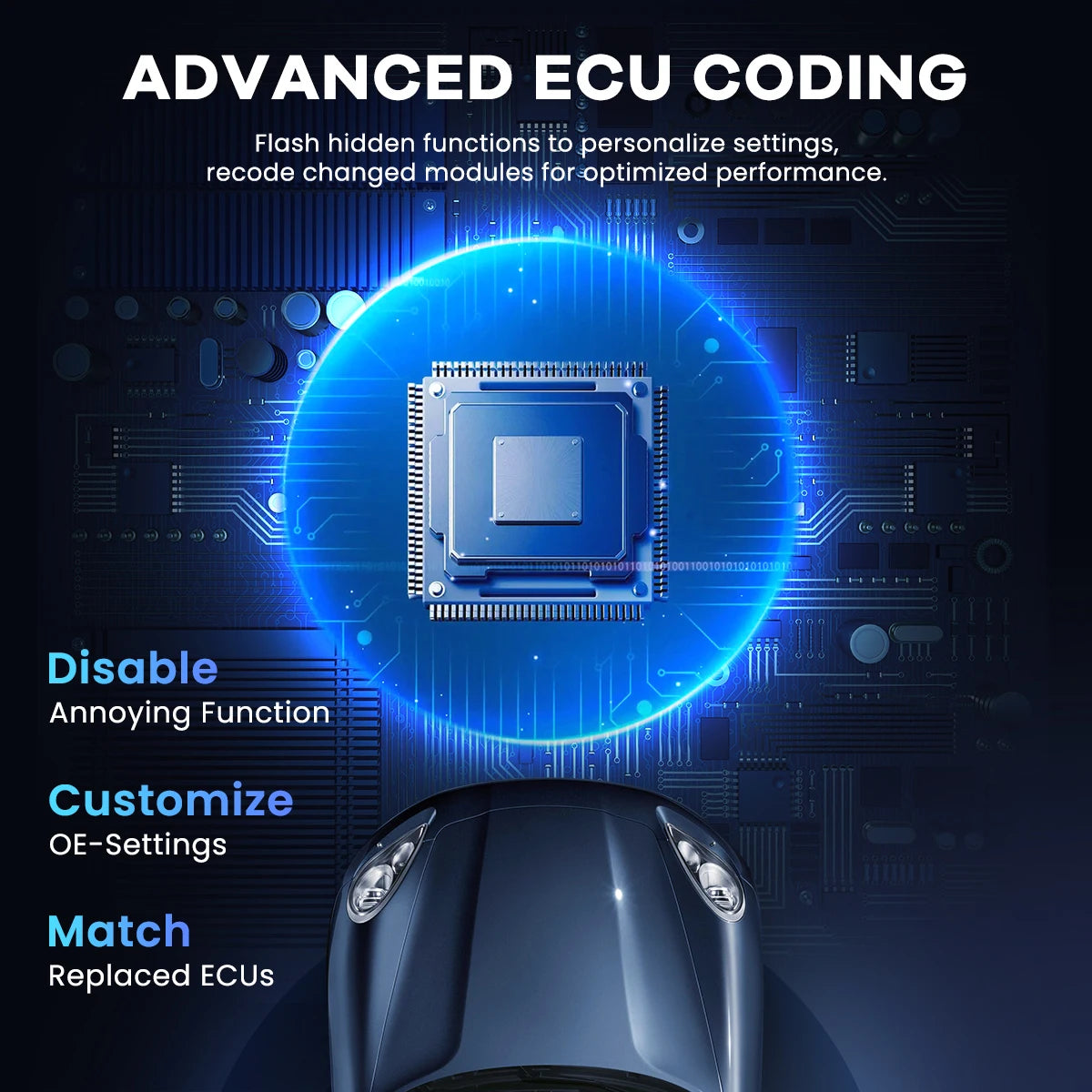 MUCAR VO7 VO7S Plus Auto OBD2 Scanner &ndash; Full System Scan