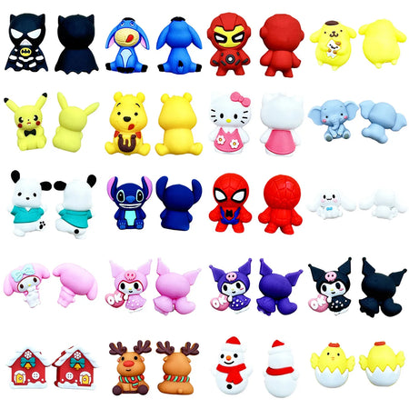 10PCS 3D Silicone Beads for Baby Teether and DIY Accessories