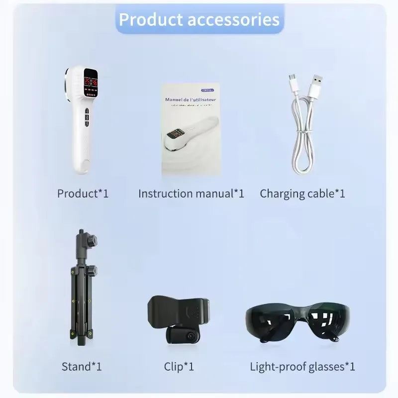 Συσκευή Χειρός Θεραπείας με Κόκκινο Φως 650nm 808nm για Πρόσωπο και Σώμα