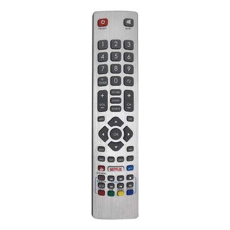 SHWRMC0115 Remote for Sharp Aquos &ndash; Netflix YouTube Ready Silver