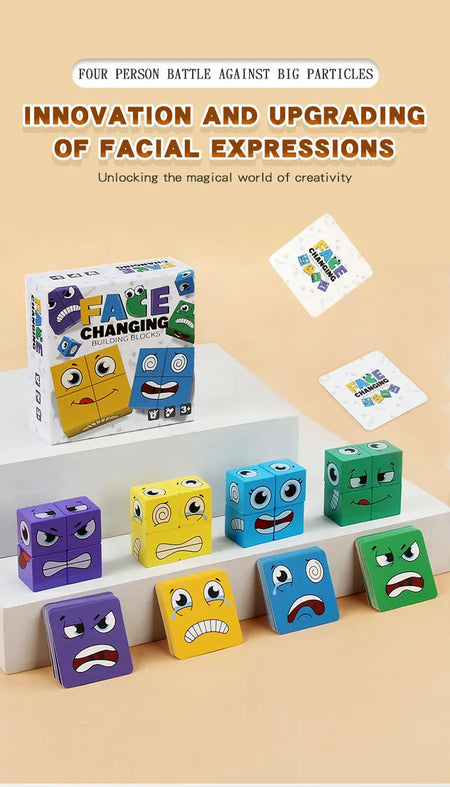 Kids Emotions Expression Game - Montessori Learning Fun carton