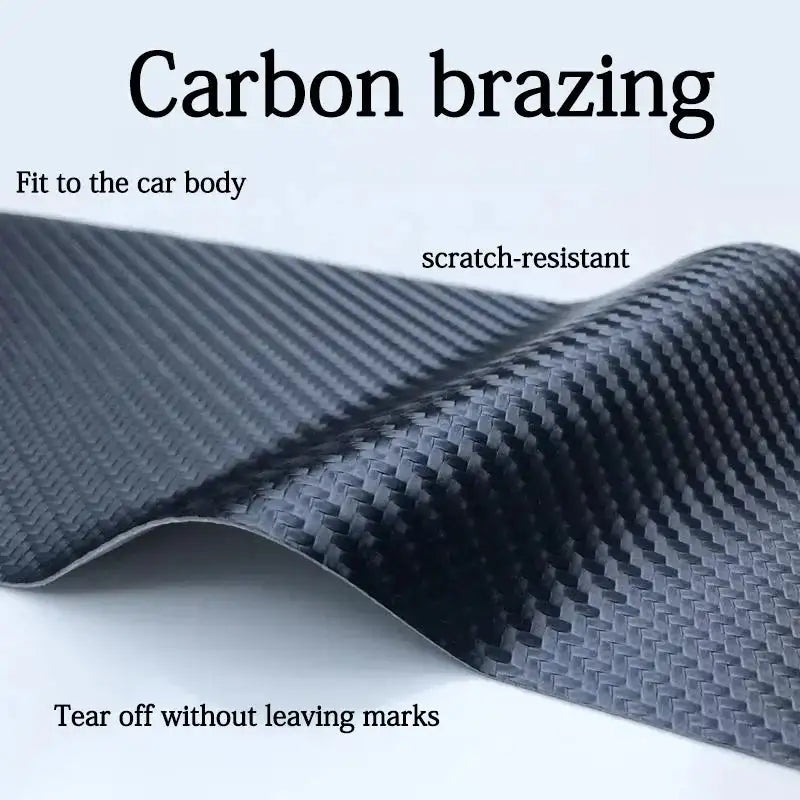 Carbon Fiber Anti Scratch Door Sill Sticker Skoda Citigo