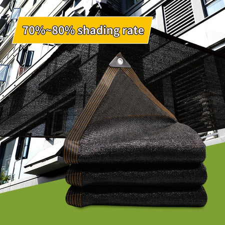 Durable Black Outdoor Anti-UV Shade Net for Versatile Sun Protection