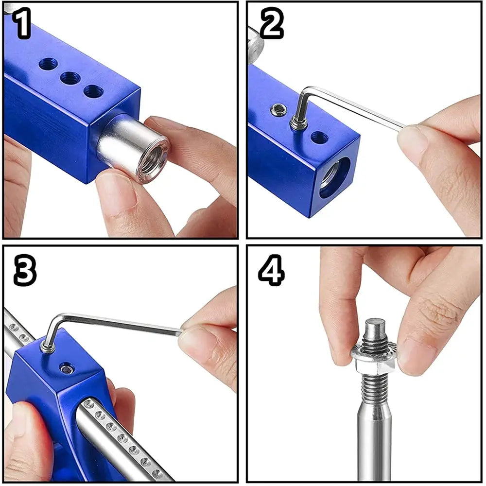 Aluminum Car Gear Shifter Extender Kit with 4 Adapter Adjustable Height Lever Extension For Honda Stick Shift Vehicle by InterCyprus Trading Ltd