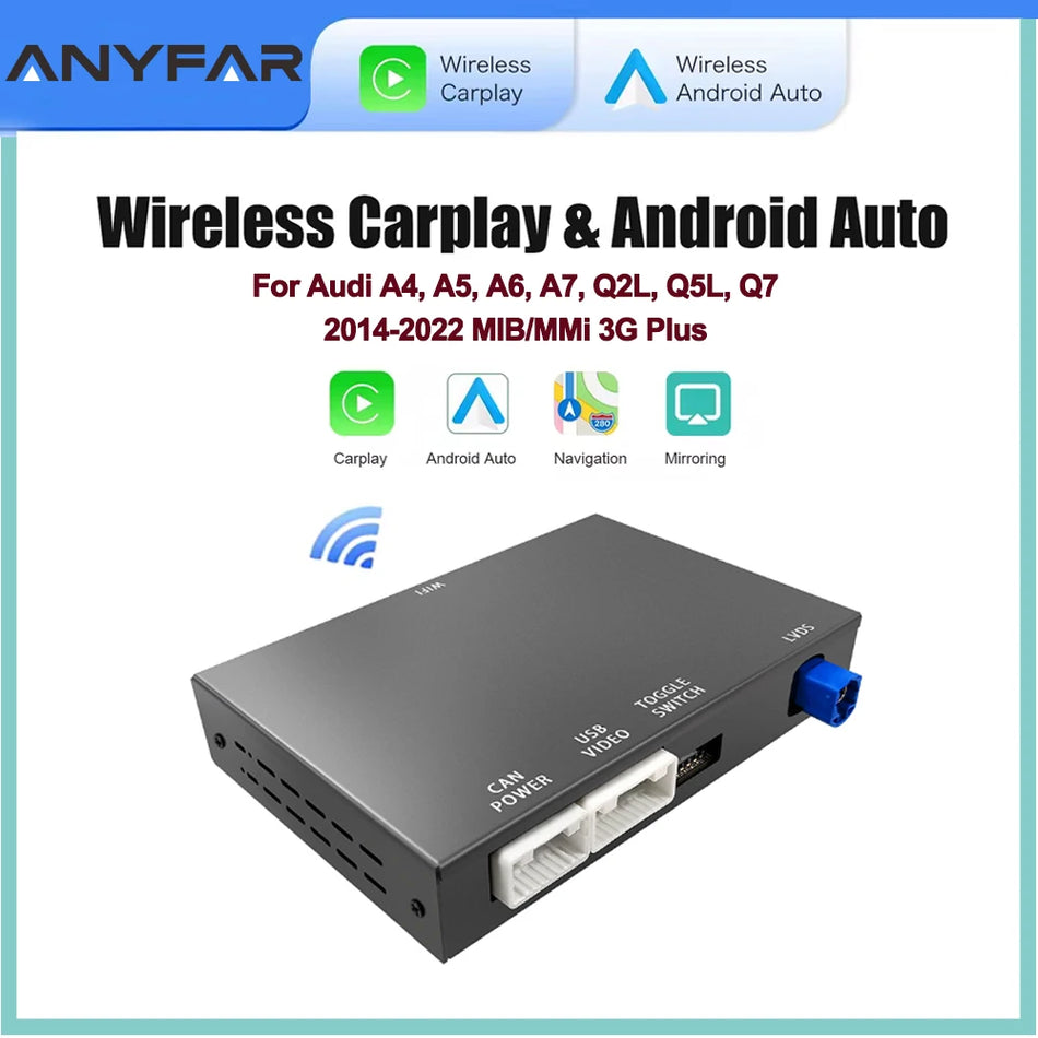 Audi A4/A5/A6/A7 Q2L/Q5L/Q7 Ekran Yükseltme Dekoder Kutusu CarPlay