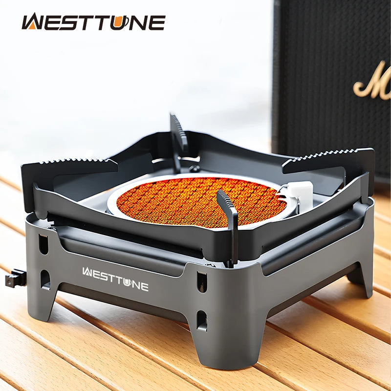 WESTTUNE Outdoor Infrared Combustion Stove &ndash; Powerful 3600W Cooking Performance