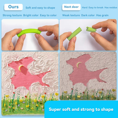 Artist Soft Oil Pastel Set &ndash; Non Toxic Washable Colors