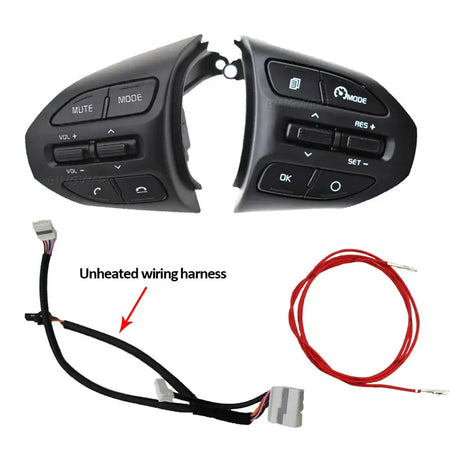 New Steering Wheel Button Remote Volume Cruise Control Switch For Kia RIO K2 Picanto 2017 2018 RIO X LINE 2017-2019 by InterCyprus Trading Ltd