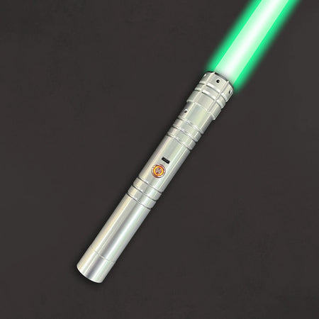 Heavy Dueling Lightsaber with Soundfonts and Colour Changing Blade - 56 cm Cosplay Toy 1 PCS LED Silver 3-2
