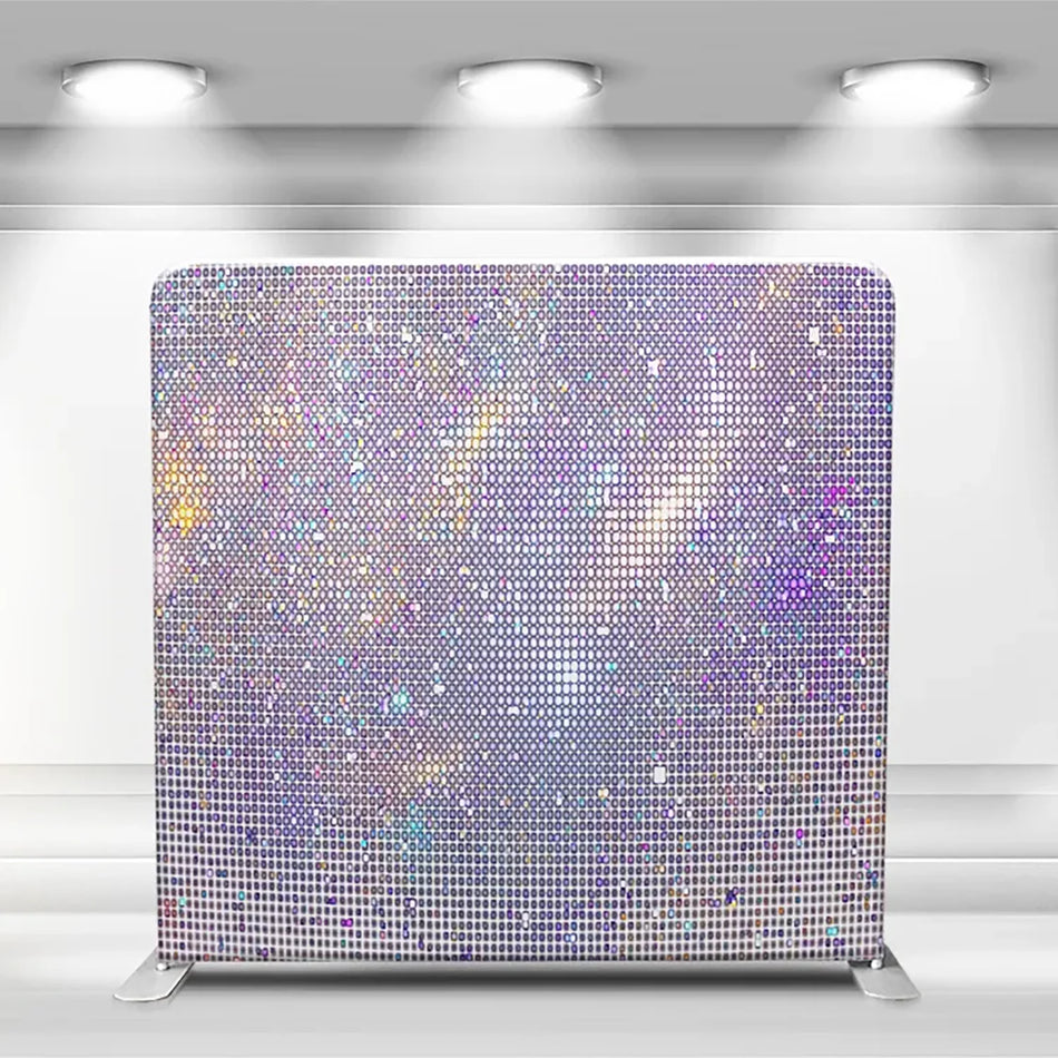 Aluminum Stand Photobooth Backdrop Black White Customizable