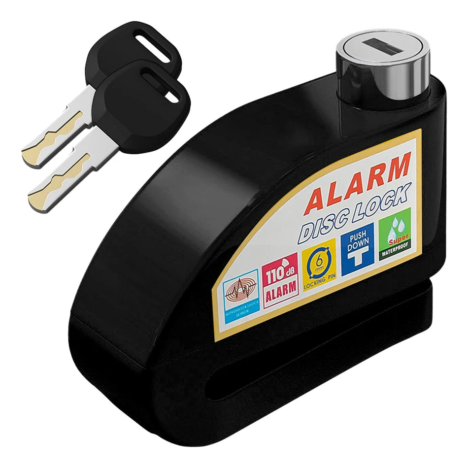 Συναγερμός Δίσκου Μοτοσυκλέτας με Αδιάβροχο Αντικλεπτικό Λουκέτο από Κράμα Αλουμινίου