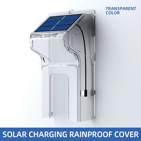 Luxuglow 720p Wireless Doorbell &ndash; Solar Powered Operation solar charge cover