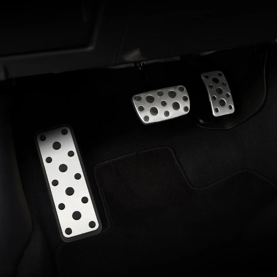 Subaru Forester SG 2003-2005 Pedal Kapakları, Paslanmaz Çelik ve Kauçuk