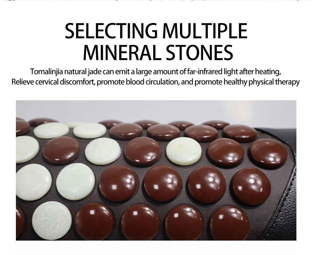 Jade Massage Pillow Tourmaline Neck Pillow &ndash; Pain Relief