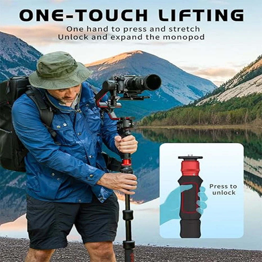 IFOOTAGE Cobra 3 Monopod A150S-u2162 &ndash; One-Touch Lifting