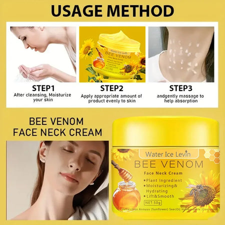 Bee Venom Neck Cream &ndash; Intense Moisturization and Sagging Improvement