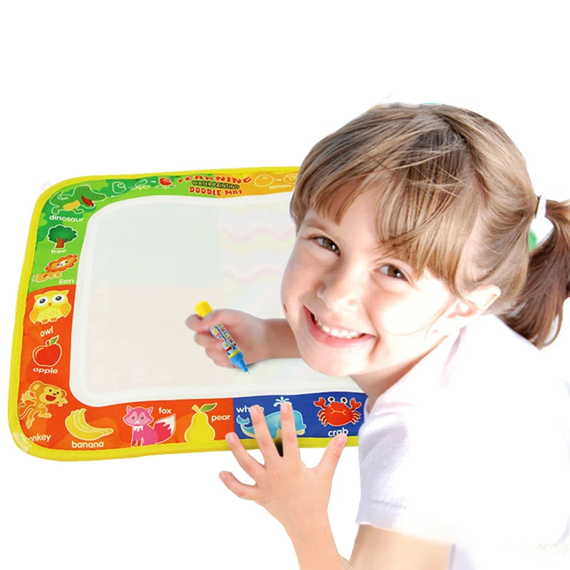 Water Doodle Mat Set &ndash; Non-Toxic Educational Drawing Fun
