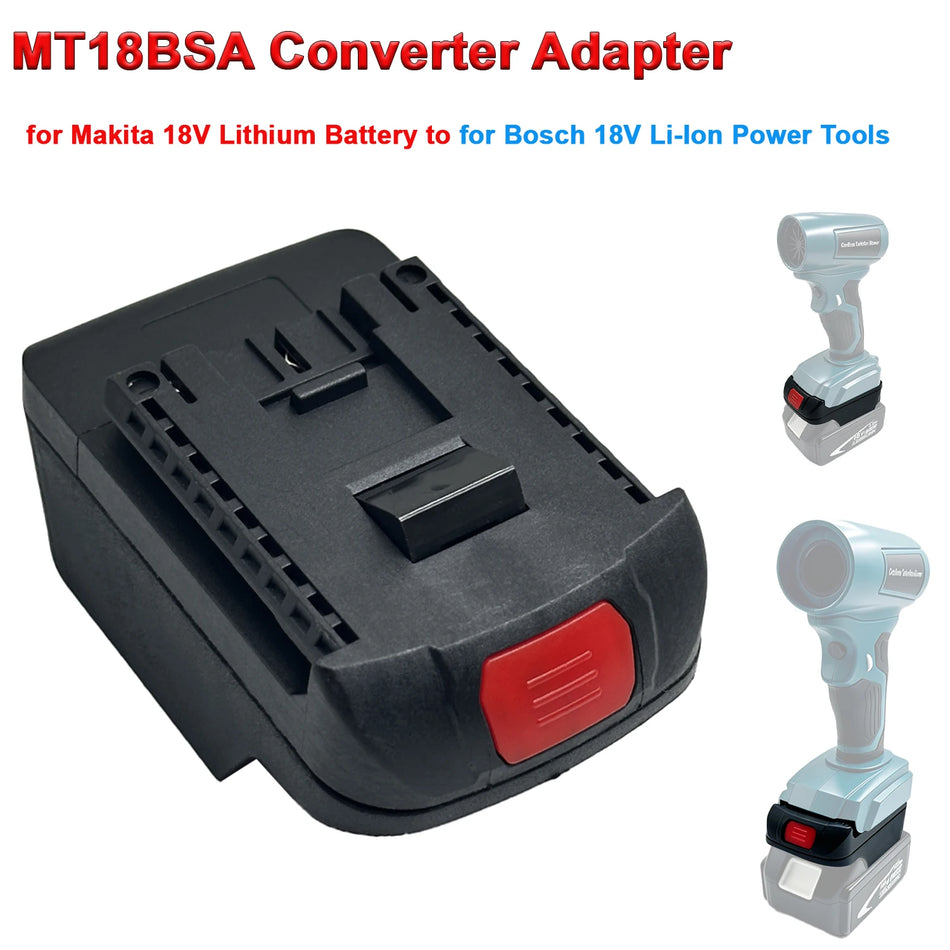 Adaptador Conversor de Bateria para Makita 18V para Ferramentas Elétricas Bosch 18V