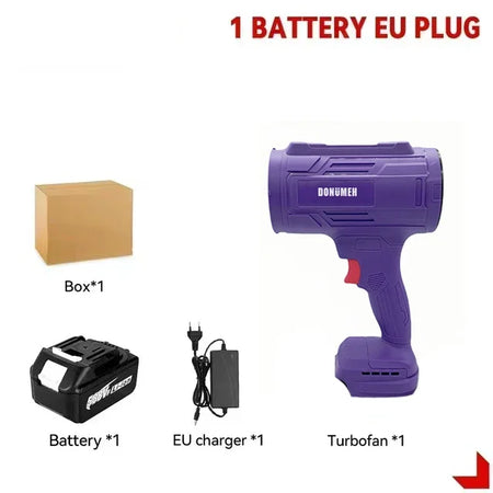 Turbofan High Power Jet Fan with Makita18V Battery &ndash; Car Washer &amp; Dust Blower DMSK-10-1Battery