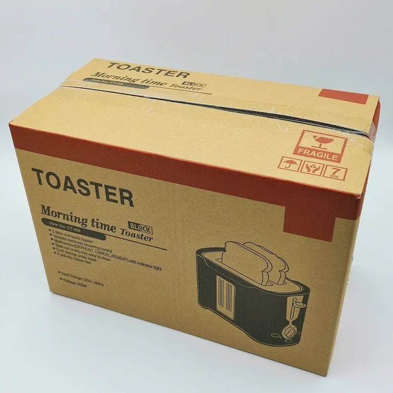 Dawupine Compact Two Slice Automatic Toaster &ndash; Auto Pop Up