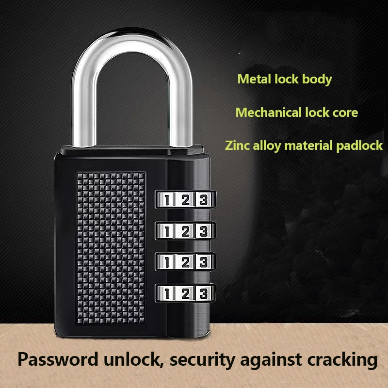 Password Padlock 3-4 Digit &ndash; Waterproof Rustproof Outdoors