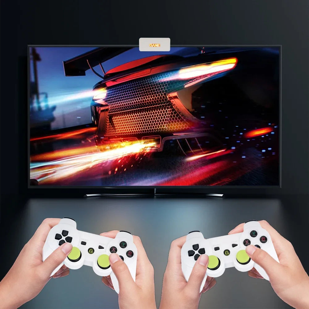 Y7 Game Console 4K Retro TV Box with 10,000+ Games &amp; Wireless Controller