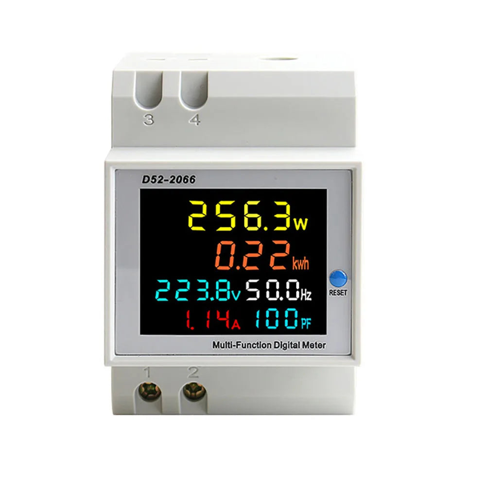 6IN1 Din Rail AC Monitor &ndash; Multi-Voltage Energy Monitoring