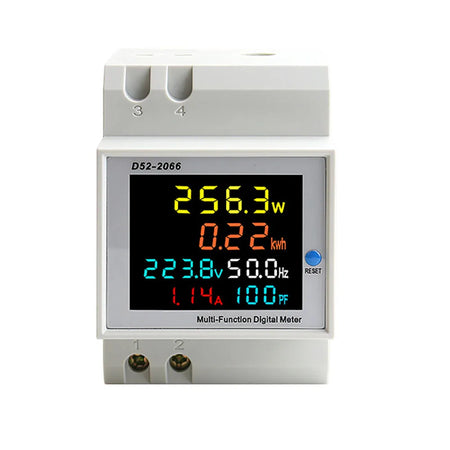 6IN1 Din Rail AC Monitor &ndash; Multi-Voltage Energy Monitoring