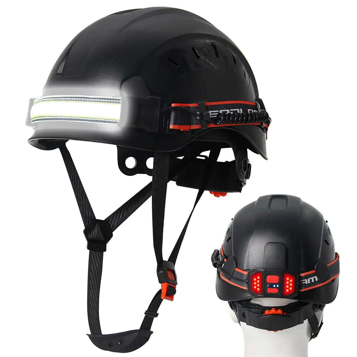 Aolamegs SF06 CR08 Safety Helmet &ndash; Lightweight ABS LED Black A