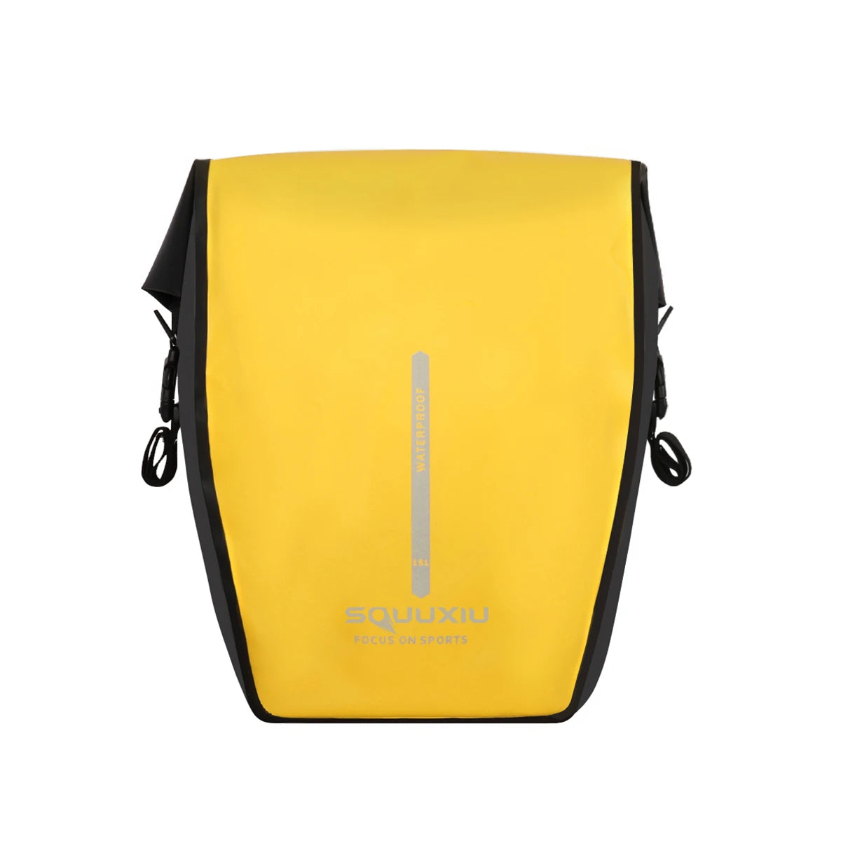 Bike Pannier Bag &ndash; Rainproof Versatile Rear Rack Storage Yellow 1pcs