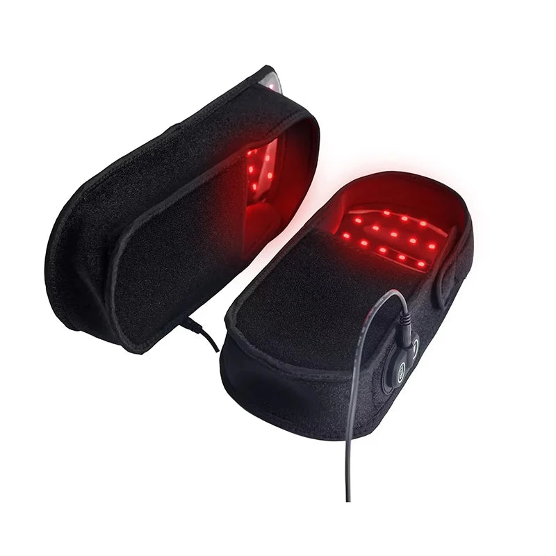 Wearable LED Red Light Foot Slippers 660nm And 850nm For Pain Relief