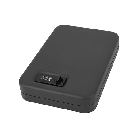 Dialing Wheel Password Gun Safe Box &ndash; Three Digit Security black