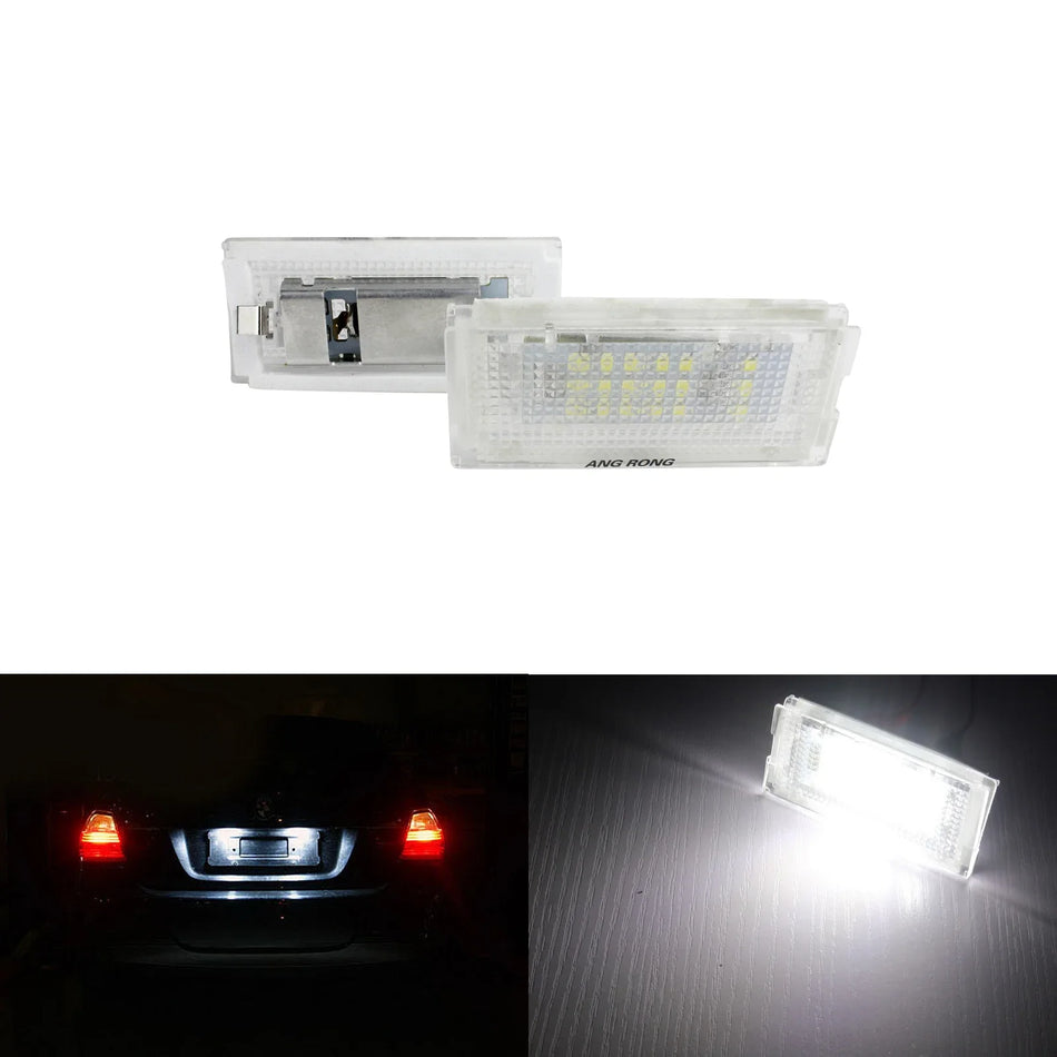 BMW E46 316i 318i 320d 320i 323i için 6000K Beyaz LED Plaka Işıkları