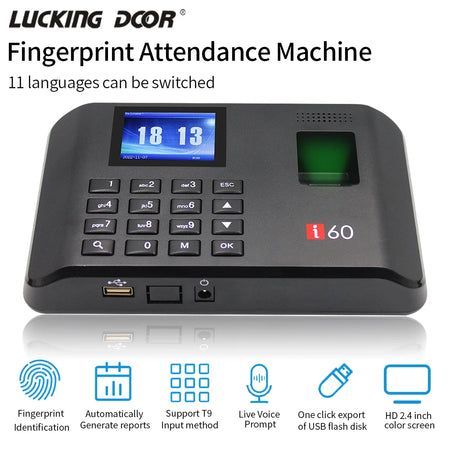 I60 Biometric Attendance System - USB Fingerprint Reader Default Title