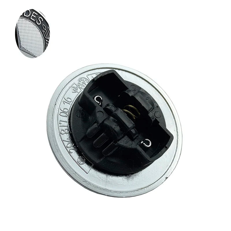 Mercedes Benz 57mm Front Hood Emblem Badge - Compatible with W204 W205 W212 W213 W221 W177 W246 GLA GLC CLA 57mm Black silver