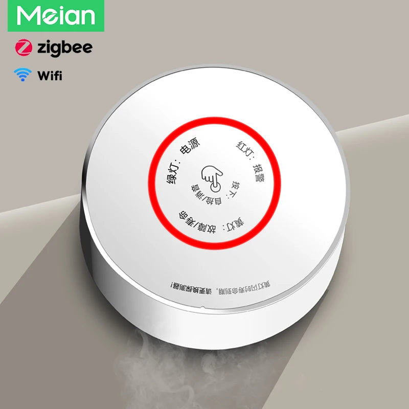 Meian Zigbee Gas Detector &ndash; Tuya Wifi Smart Alarm Pro
