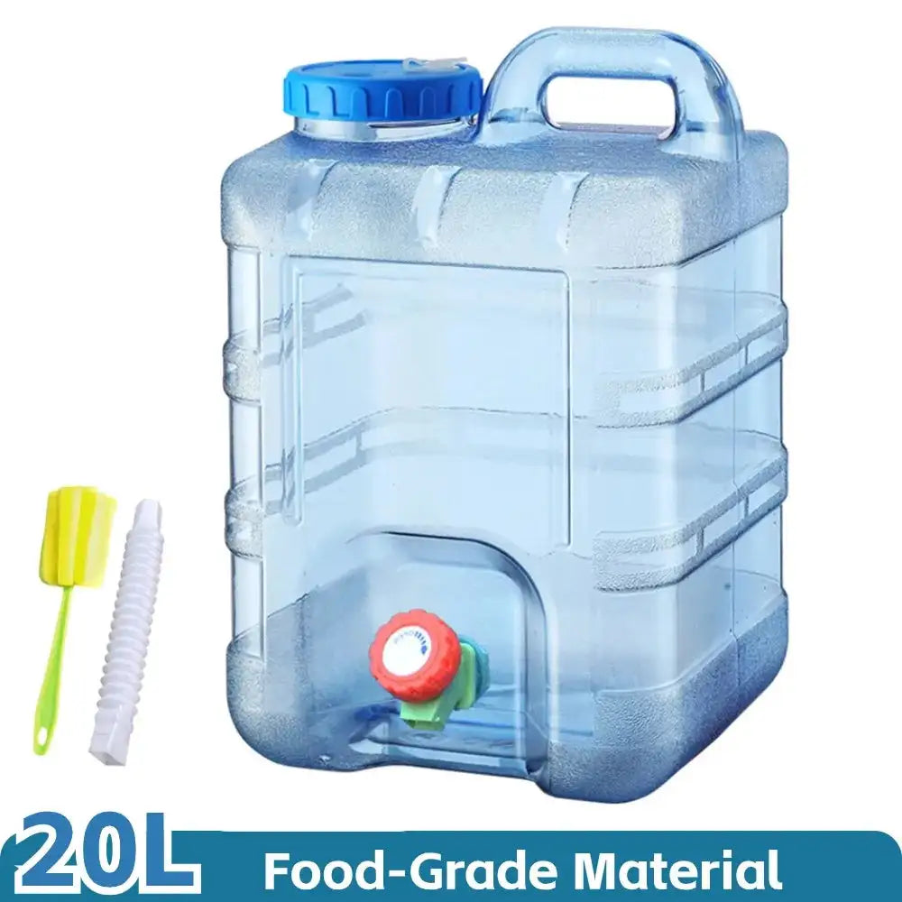 10L Large Capacity Outdoor Camping Water Bag With Faucet 20L