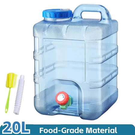 10L Large Capacity Outdoor Camping Water Bag With Faucet 20L