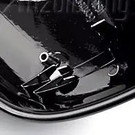 Cubiertas de Espejo Lateral Gloss Black para Audi A4 B6 B7 A6 C6