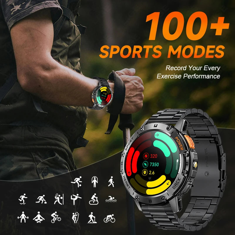 Android iOS AMOLED Smart Watch Men &ndash; Ultra Lightweight