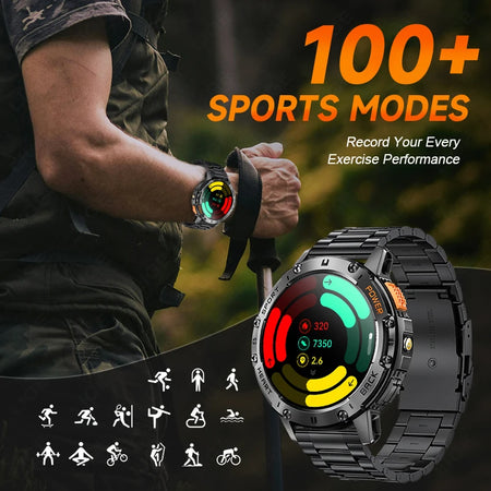 Android iOS AMOLED Smart Watch Men &ndash; Ultra Lightweight