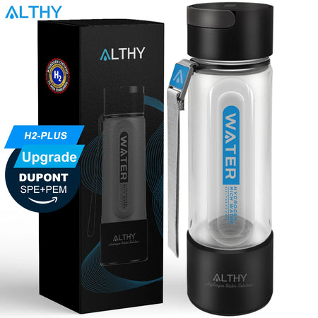 ALTHY H2-PLUS Hydrogen Water Bottle &ndash; Dual Chamber