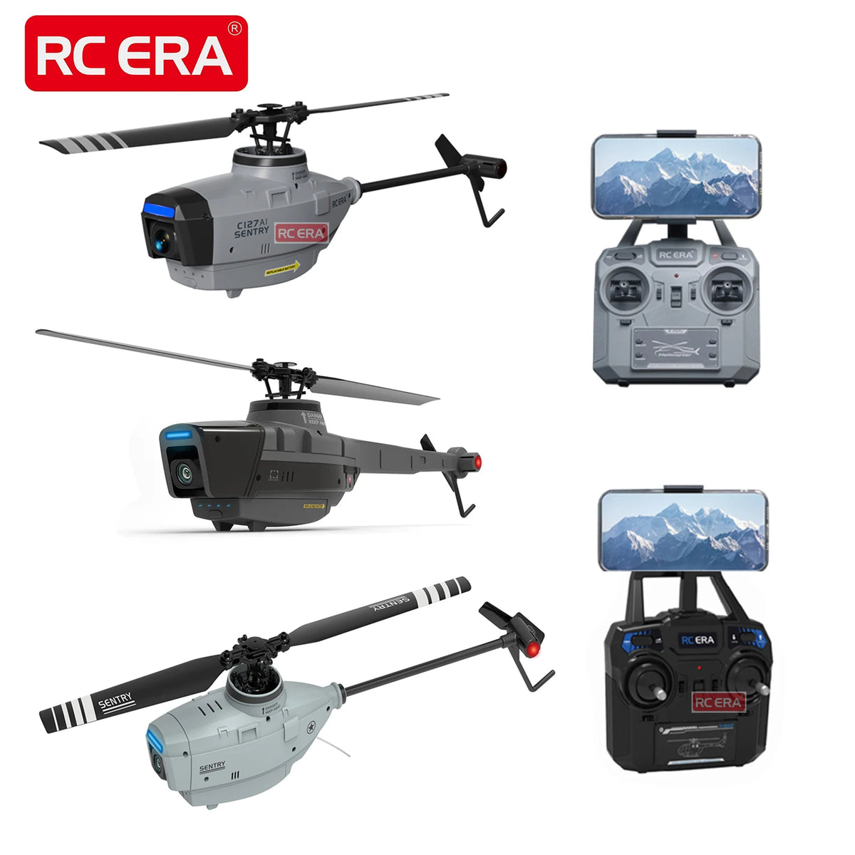 RC ERA C127AI Helicopter &ndash; 1080P Aerial Photography