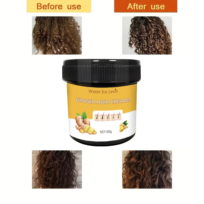 Ginger Scented Hair Mask &ndash; Moisturizing Scalp Massage for Strengthened Hair One Bottle